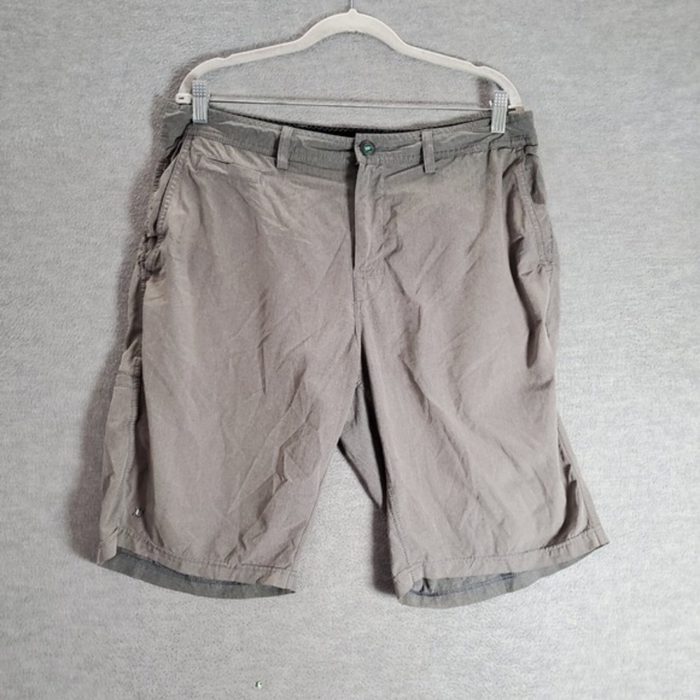Linksoul Men Shorts 35 Gray Performance Golf Chino Boardwalker Stretch‎